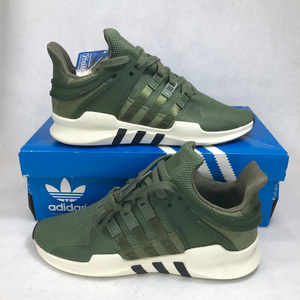 Adidas Womens Size 7.5 Green Running Shoes Sneakers EQT Support ADV CP9689